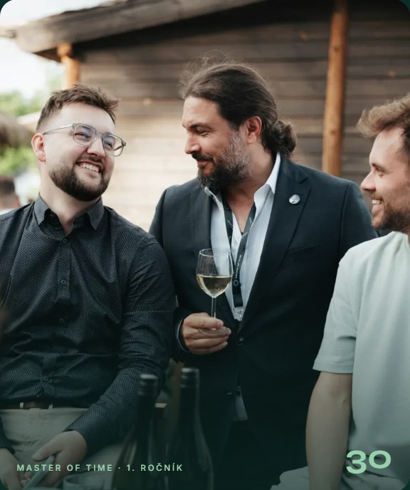 Master of Time · MEET #01 — 3 řečníci, 30 podnikatelů, jeden večer