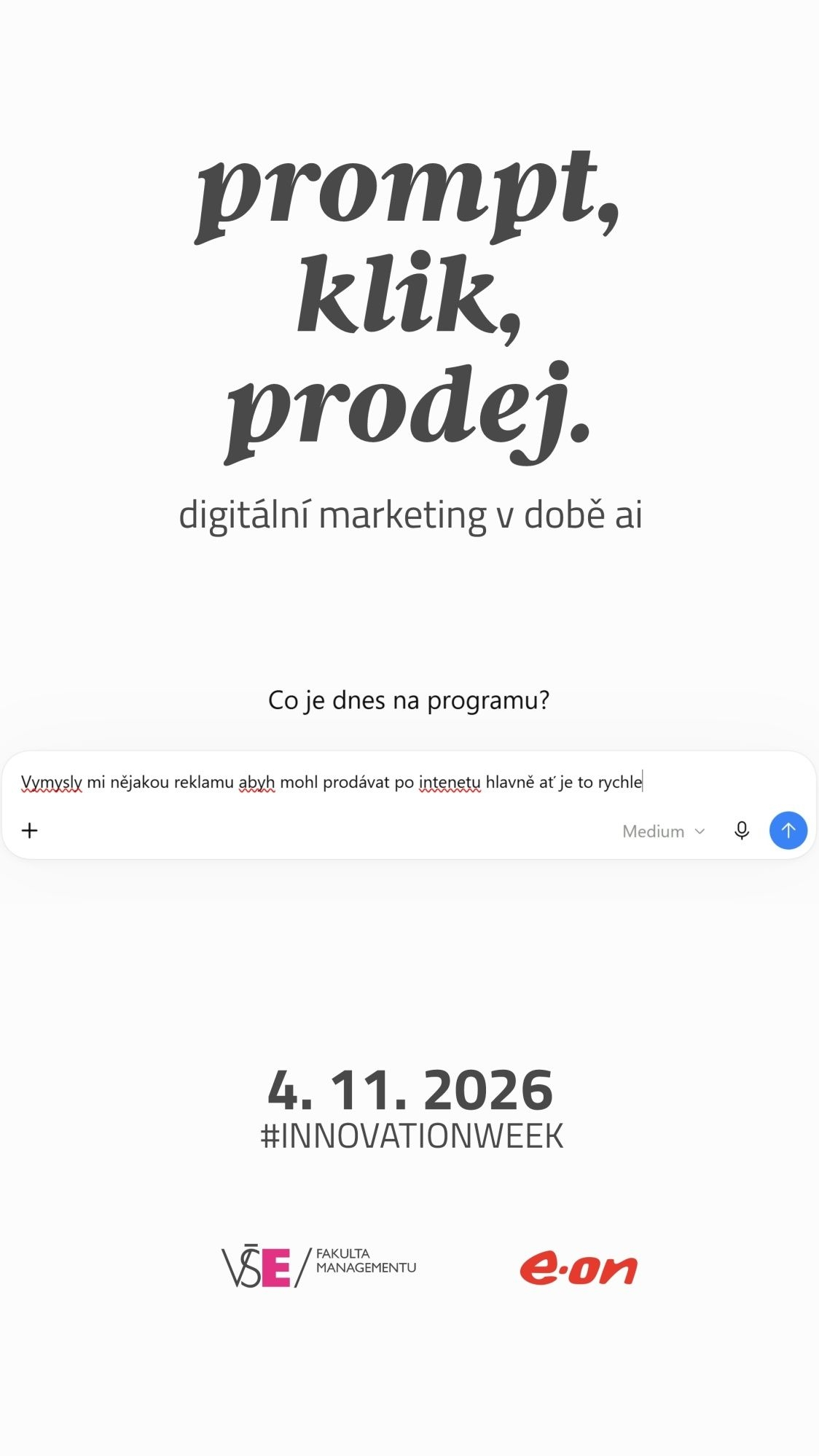 Prompt, klik, prodej